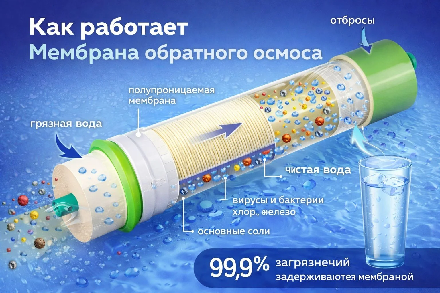 Мембрана обратного осмоса - фото 1